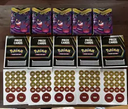 FIVE (5) Pokemon Mega Battle Decks – Gengar | Deck Only – No Promos or EX Cards - Image 1