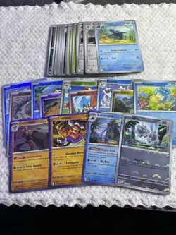 288 Card Mixed Pokemon Sets BULK Base+Rev/Holo + 2 Tins/6Sleeves - Image 5