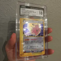 2001 Pokemon Japanese Base Expansion Pack 1st Edition Holo Clefable #125 CGC 10 - Image 4