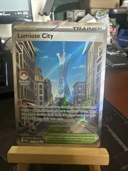 Pokemon Lumiose City 111/088 Full Art Trainer Stadium Perfect Order - Image 1