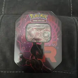 ✅Pokemon TCG Destined Rivals Team Rocket's Mewtwo EX Tin Sealed Brand New ⭐ - Image 1