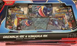Pokemon Greninja EX and Kingdra EX Special Collection Box – Sealed – Brand New - Image 1