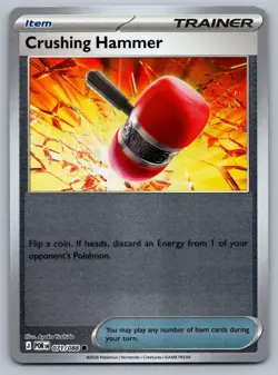 2026 Pokemon Perfect Order Crushing Hammer 071/088 Reverse Holo - Image 1