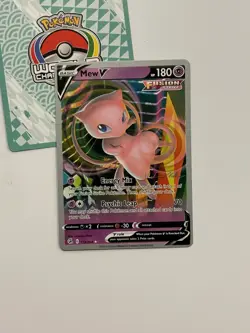 Mew V 113/264 2023 Pokemon World Championships Fusion Strike Variant F - Image 1