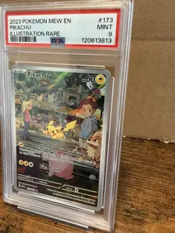 Pokemon Pikachu Illustration Rare Holo 173/165 Scarlet & Violet 151 PSA 9 - Image 2