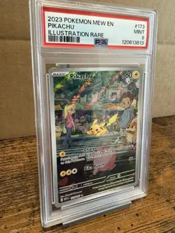 Pokemon Pikachu Illustration Rare Holo 173/165 Scarlet & Violet 151 PSA 9 - Image 3