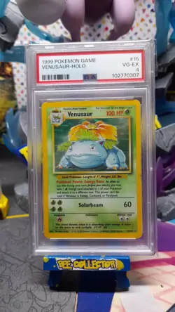 Pokemon tcg 1999 PSA 4 Venusaur 15/102 Base Set holo very good/ excellent - Image 1
