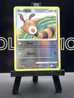 Sentret 104/132 Reverse Holo Common Secret Wonders Pokemon TCG LP - Image 2