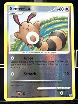 Sentret 104/132 Reverse Holo Common Secret Wonders Pokemon TCG LP - Image 3