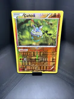 Carbink 49/124 Pokemon Fates Collide Reverse Holo Rare TCG LP - Image 1