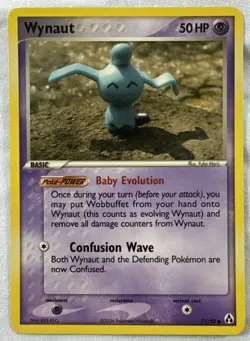 Wynaut Legend Maker 71/92 Yuka Morii NM Pokemon TCG - Image 1