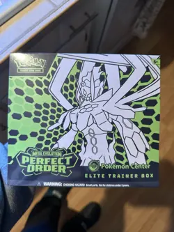 Pokemon Mega Evolution Perfect Order Pokemon Center ETB In Hand See Pictures - Image 1