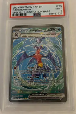 2023 POKEMON PAR EN-PARADOX RIFT SPECIAL ILLUSTRATION RARE GARCHOMP EX PSA 9 - Image 1