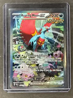 Pokemon TCG Roaring Moon EX 251/182 Paradox Rift SIR English 2023 - Image 1