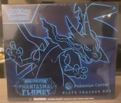 Pokemon TCG: Phantasmal Flames - Pokemon Center Exclusive Elite Trainer Box ETB - Image 1