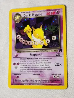 Played (LP) Dark Hypno - Holo #9 Team Rocket Pokemon TCG - Image 3