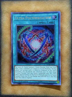 Yugioh Ultra Polymerization MP18-EN014 Secret Rare 1st Ed NM - Image 1