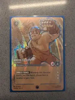 Disney Lorcana Azurite Sea Enchanted Wreck-It Ralph Ham Hands 220/204 EN 6 - Image 1