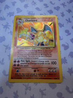 Pokemon TCG Charizard Base Set Holo Unlimited Rare Card - Image 1