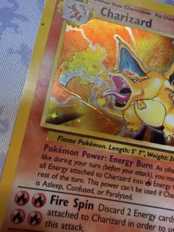 Pokemon TCG Charizard Base Set Holo Unlimited Rare Card - Image 2