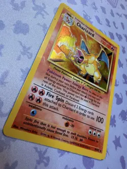 Pokemon TCG Charizard Base Set Holo Unlimited Rare Card - Image 3