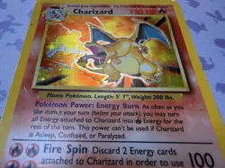 Pokemon TCG Charizard Base Set Holo Unlimited Rare Card - Image 5