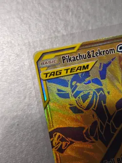 Pokemon Card Pikachu & Zekrom SM248 Black Star Promo Full Art Near Mint - Image 3