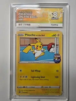 Pikachu On The Ball ACE 8 - UK Exclusive Card 001/005 Futsal Pokemon TCG - Image 1
