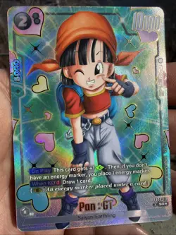 Pan : GT FB09-112 Alternate Art Dual Evolution Dragon Ball Card English Fusion - Image 1
