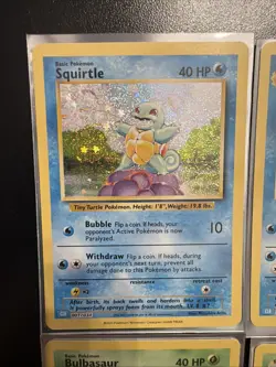 Holo Bulbasaur, Ivysaur, Squirtle, Wartortle Pokemon Trading Card Game Classic - Image 2