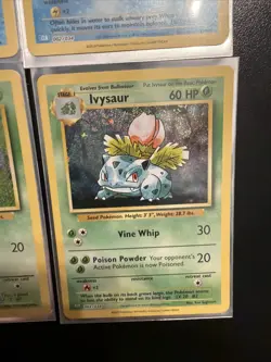 Holo Bulbasaur, Ivysaur, Squirtle, Wartortle Pokemon Trading Card Game Classic - Image 5