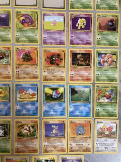 Vintage WOTC Pokemon Card Bundle Joblot Collection Base Set, Fossil, Jungle x 60 - Image 3