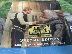 1998 Star Wars Customizable Card Game Orig Box Light / Dark Starter Decks SpecEd - Image 1