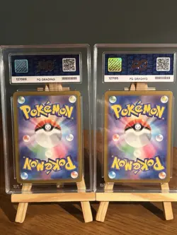 Pokemon 2 Graded Cards Rowlet And Flamingo - Image 2
