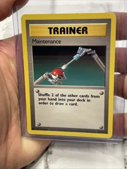 MAINTENANCE - 83/102 - Base Set - Pokemon Card - Uncommon Pokemon NM WOTC TCG - Image 1