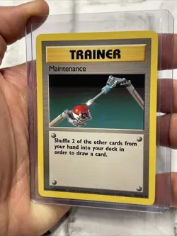 MAINTENANCE - 83/102 - Base Set - Pokemon Card - Uncommon Pokemon NM WOTC TCG - Image 2
