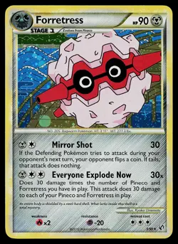 Pokemon Card - Forretress Undaunted 3/90 Holo Rare - Image 1