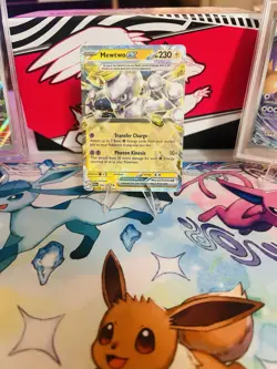 ⚡ Pokemon SV Paradox Rift Mewtwo ex 58 Double Rare card Lightning Type - Image 1