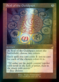MTG Seal of the Guildpact Foil ** Ravnica Remastered ** English - Image 1