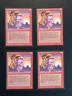 MTG - Crookshank Kobolds - Legends - Play Set of 4 - LP (Magic: The Gathering) - Image 1