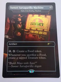Sunset Sarsaparilla Machine - Nuka-Cola Vending Machine Secret Lair Drop Foil - Image 1