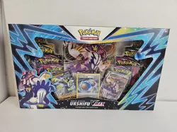 Pokemon Rapid Strike Urshifu VMAX Premium Collection Box 8 TCG Booster Packs, - Image 1