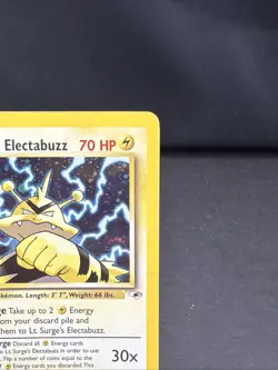 Pokemon TCG Lt. Surge's Electabuzz Gym Heroes 6/132 Nice Swirl - Image 2