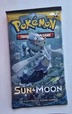 Pokemon TCG Sun & Moon Base Set Booster Pack Factory Sealed V1 - Image 1