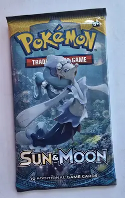 Pokemon TCG Sun & Moon Base Set Booster Pack Factory Sealed V1 - Image 2