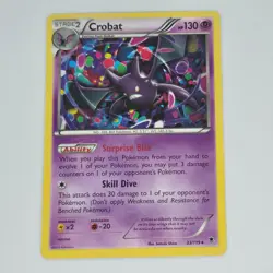 CROBAT 33/119 RARE PHANTOM FORCES POKEMON LP - Image 1