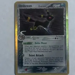 Pokemon Umbreon EX Delta Species Holo Rare 70 HP Reverse Holo 17/113 English - Image 1
