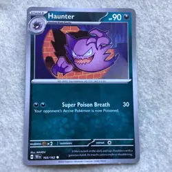 Haunter 103/162 Common Regular Pokemon TCG Scarlet & Violet—Temporal Forces - Image 1