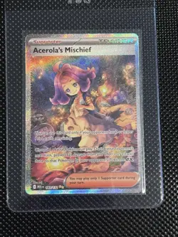 Pokemon TCG - Acerola's Mischief 183/132 SIR 🚨 - Image 1
