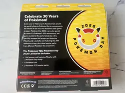 Pokemon TCG Pokemon Day 2026 30th Anniversary Collection Box New Sealed - Image 2